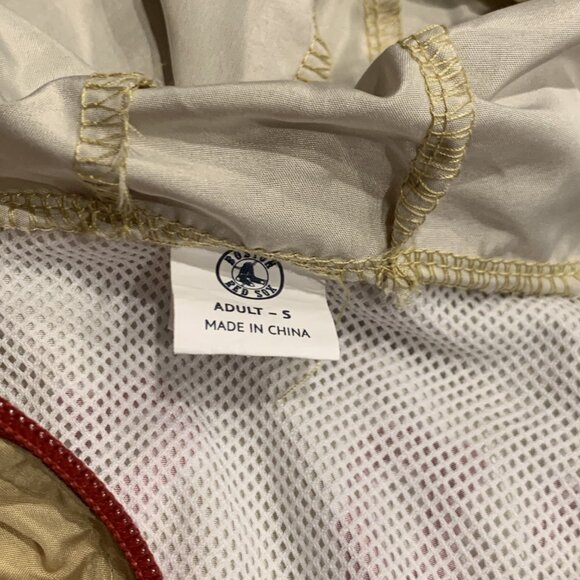 MLB + Boston College Red and Tan Windbreaker Jacket - Picture 4 of 8